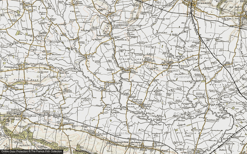 Old Map of Great Barugh, 1903-1904 in 1903-1904