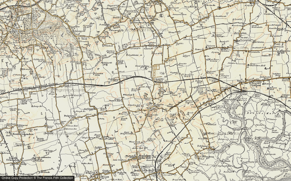 Old Map of Great Berry, 1898 in 1898