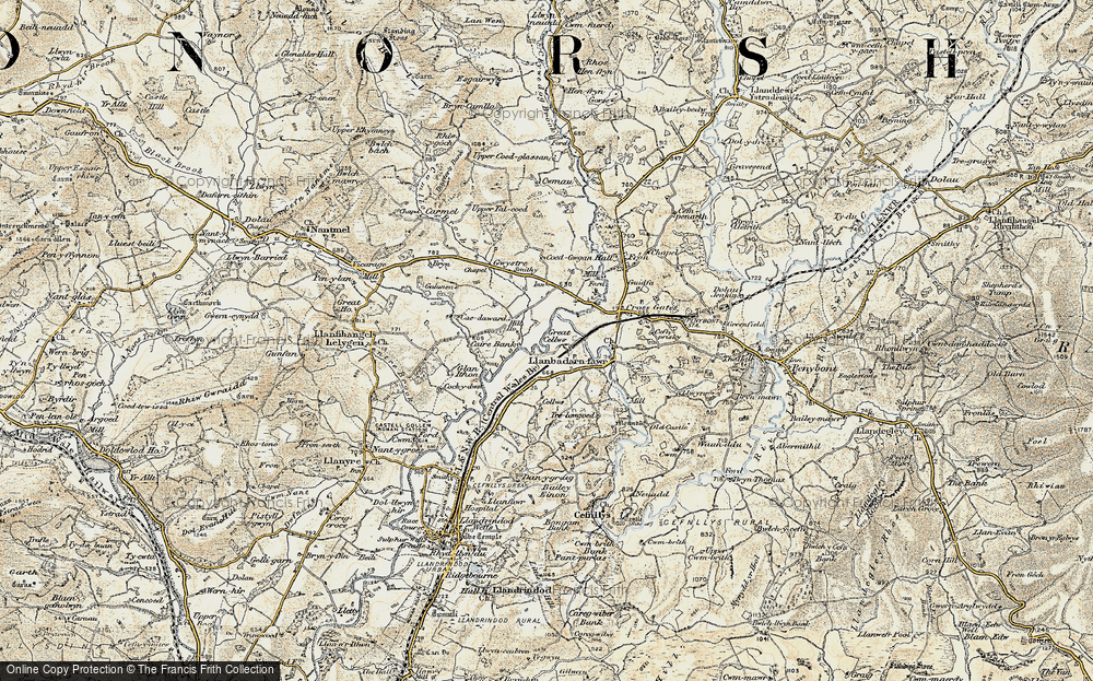 Old Map of Great Cellws, 1900-1903 in 1900-1903