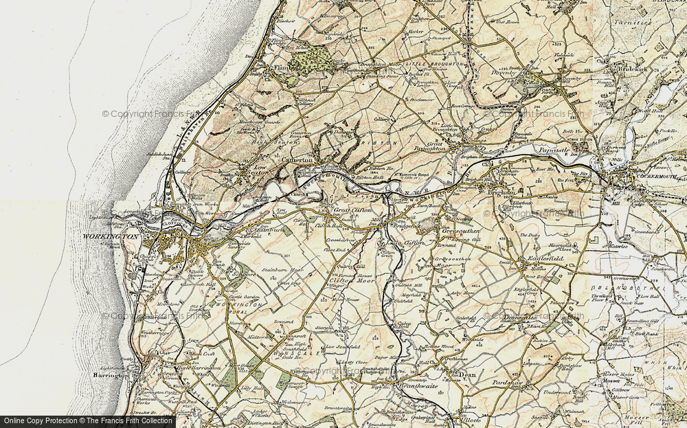 Old Map of Great Clifton, 1901-1904 in 1901-1904