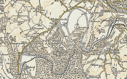 Old map of Great Doward in 1899-1900
