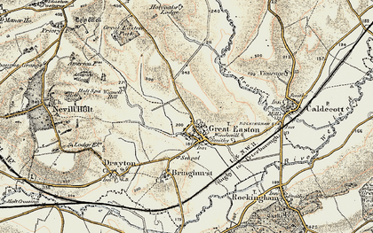 Old map of Wignell Hill in 1901-1902