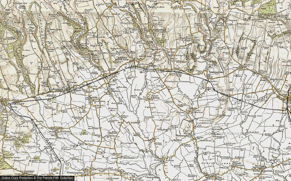 Old Map of Great Edstone, 1903-1904 in 1903-1904