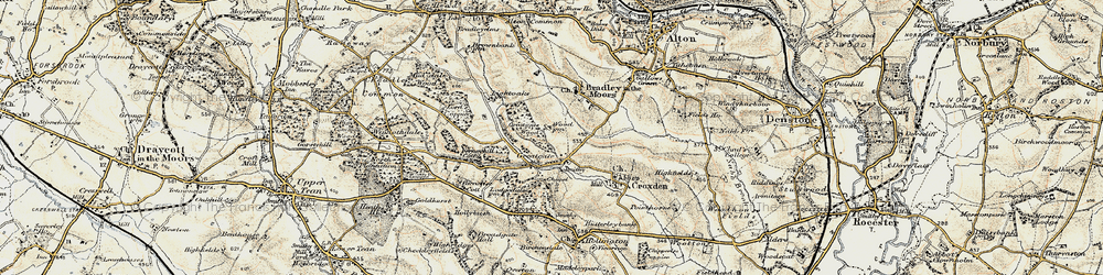 Old map of Great Gate in 1902