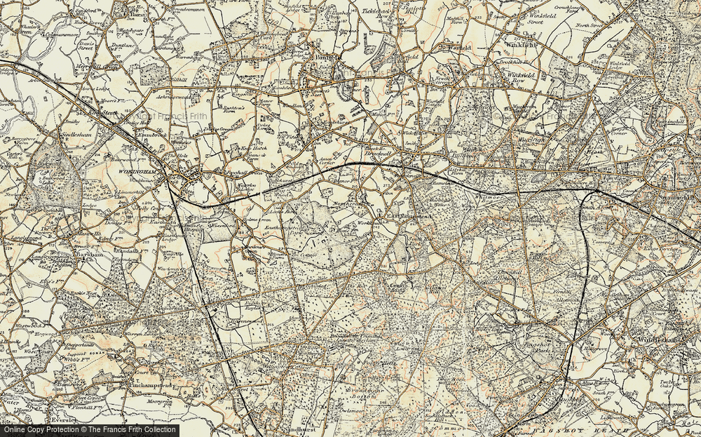 Old Map of Great Hollands, 1897-1909 in 1897-1909