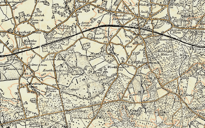 Old map of Great Hollands in 1897-1909