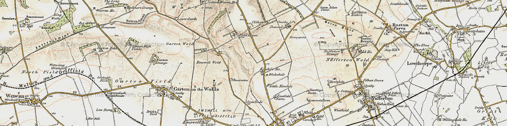 Old map of Blakedale in 1903-1904