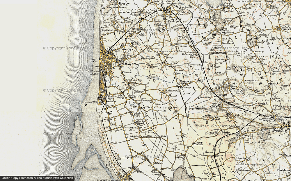 Old Map of Great Marton, 1903-1904 in 1903-1904