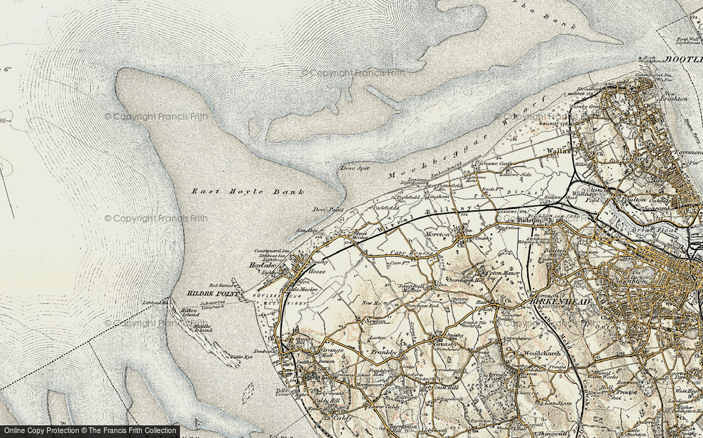 Old Map of Great Meols, 1902-1903 in 1902-1903