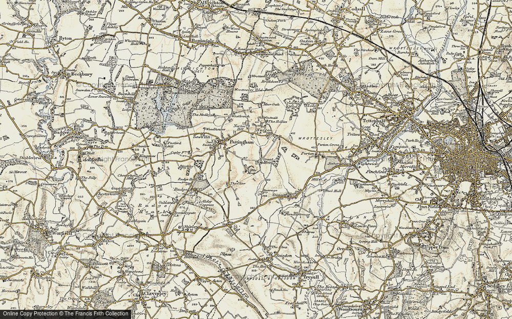 Old Map of Great Moor, 1902 in 1902