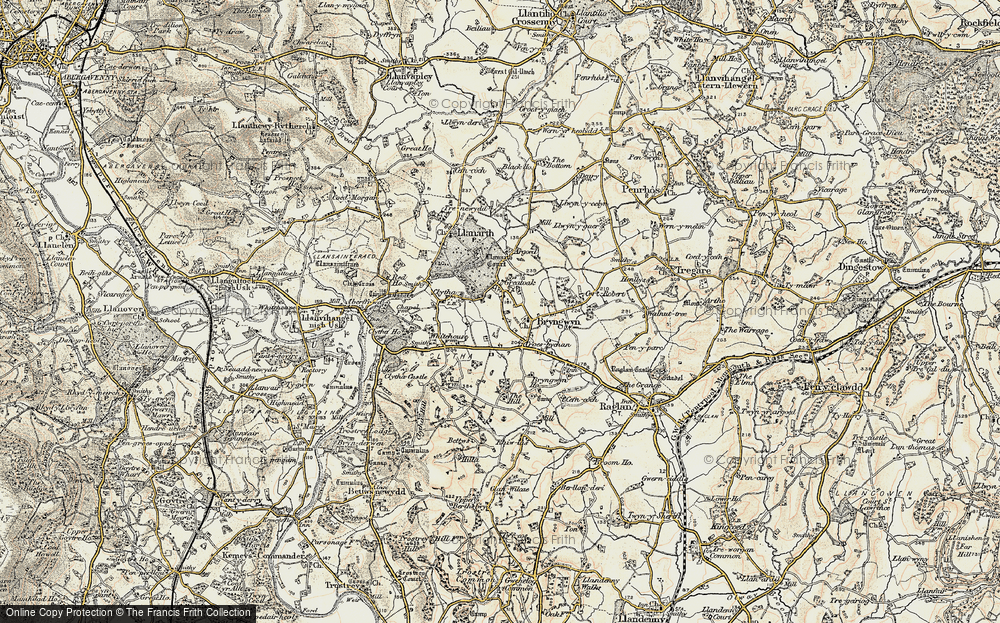Old Map of Great Oak, 1899-1900 in 1899-1900