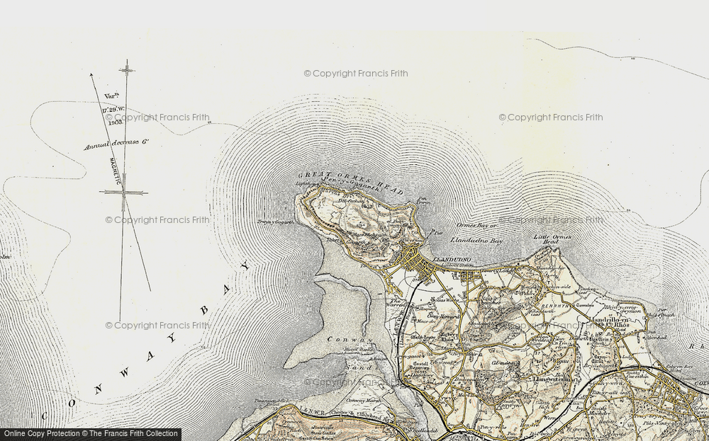 Old Map of Great Ormes Head, 1902-1903 in 1902-1903