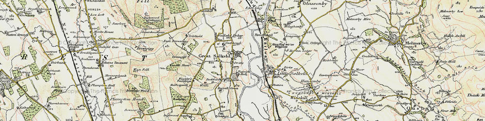 Old map of Great Salkeld in 1901-1904