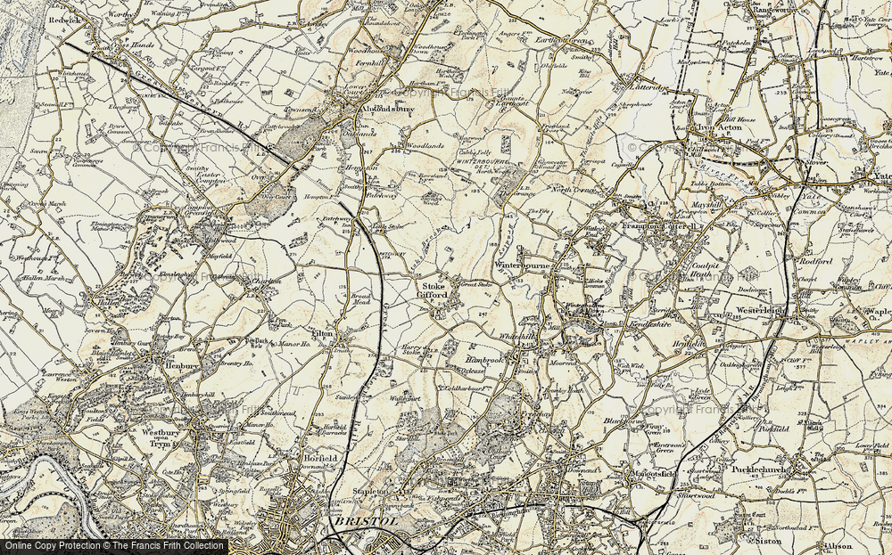 Old Map of Great Stoke, 1899 in 1899