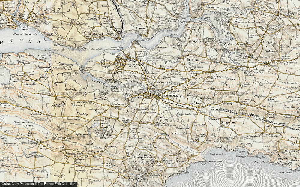 Old Map of Green, 1901-1912 in 1901-1912