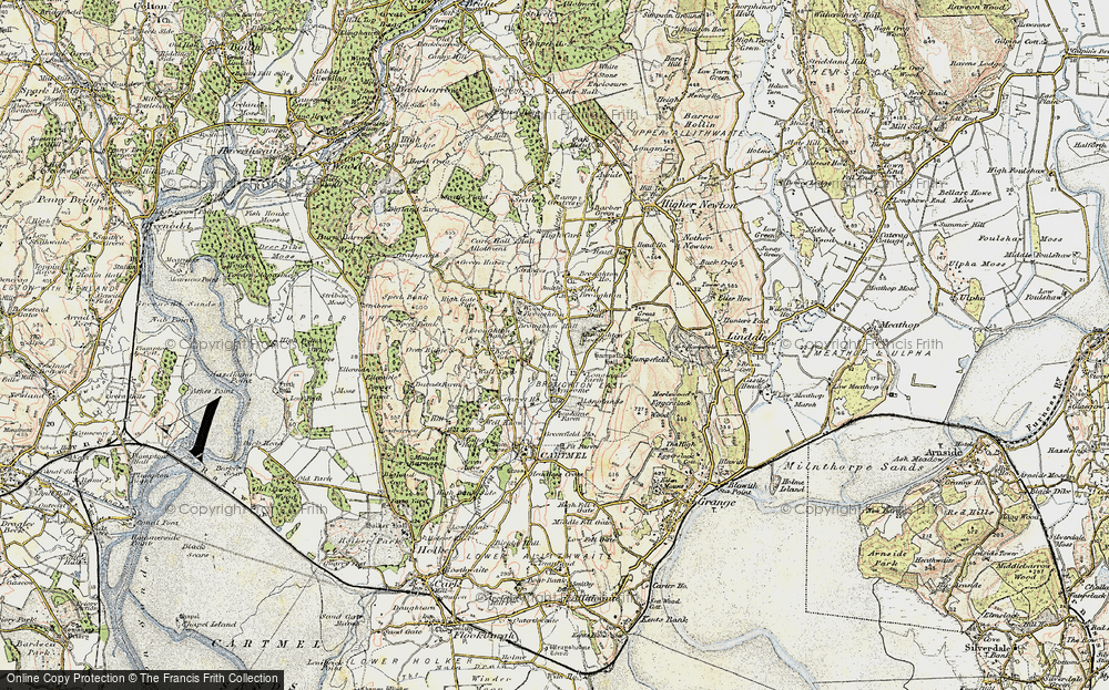 Old Map of Green Bank, 1903-1904 in 1903-1904