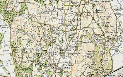 Old map of Green Bank in 1903-1904