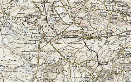Old map of Green Clough in 1903