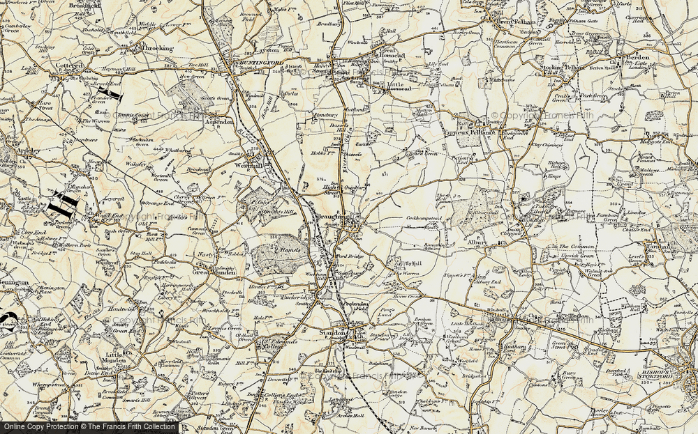 Old Map of Green End, 1898-1899 in 1898-1899