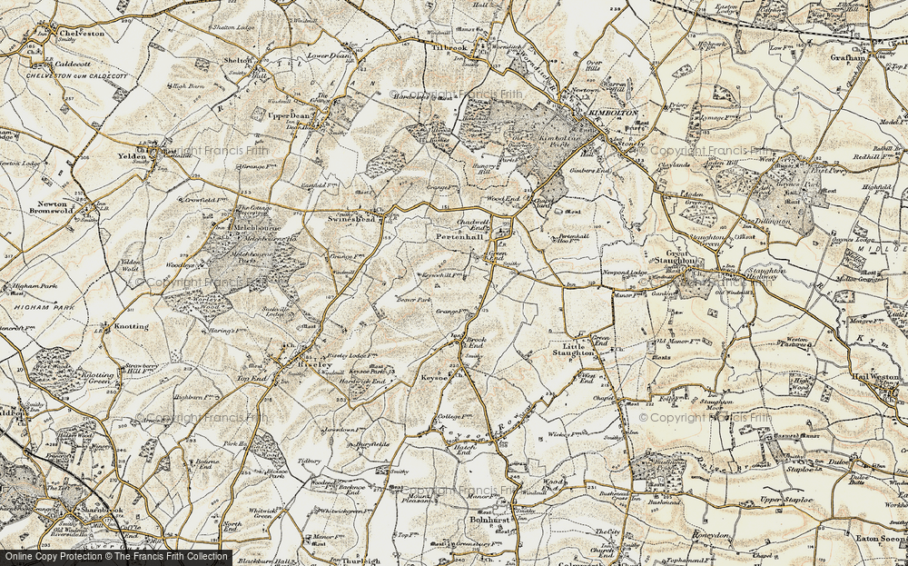 Old Map of Green End, 1898-1901 in 1898-1901