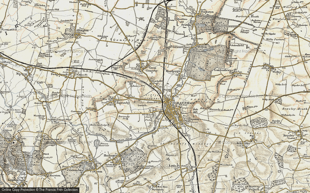 Old Map of Green Hill, 1902-1903 in 1902-1903