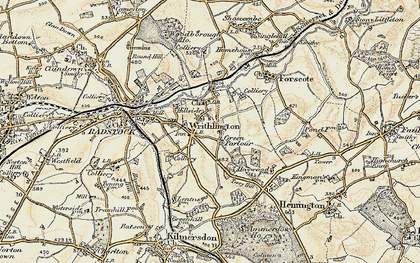 Old map of Green Parlour in 1899