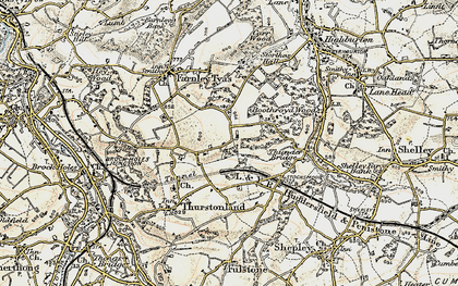 Old map of Green Side in 1903