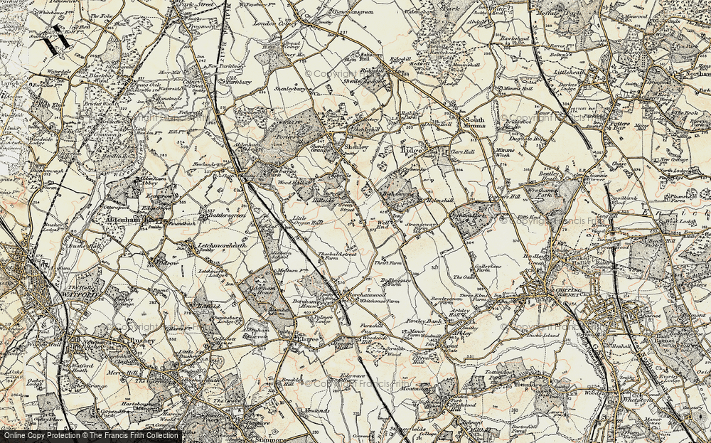 Old Map of Green Street, 1897-1898 in 1897-1898