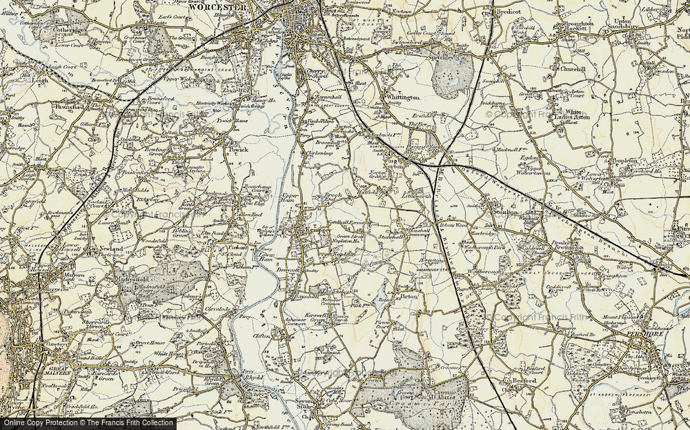 Old Map of Green Street, 1899-1901 in 1899-1901