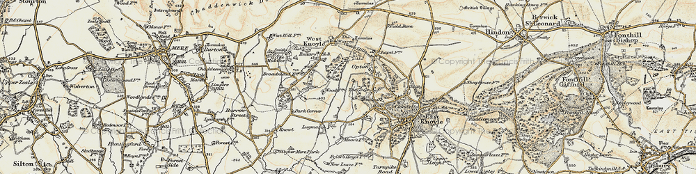 Old map of Green, The in 1897-1899