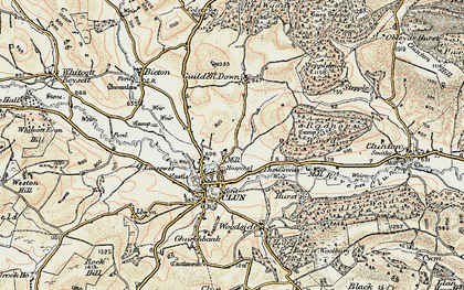 Old map of Green, The in 1901-1903
