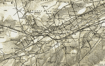 Old map of Greenburn in 1904-1905