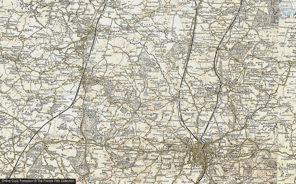Old Map of Greendale, 1902-1903 in 1902-1903