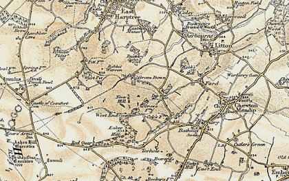 Old map of Buckley Wood in 1899