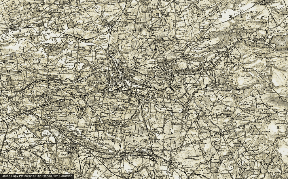 Old Map of Greenend, 1904-1905 in 1904-1905
