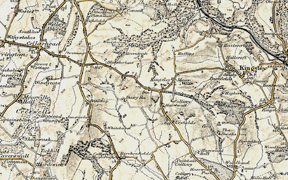 Old map of Greenhead in 1902