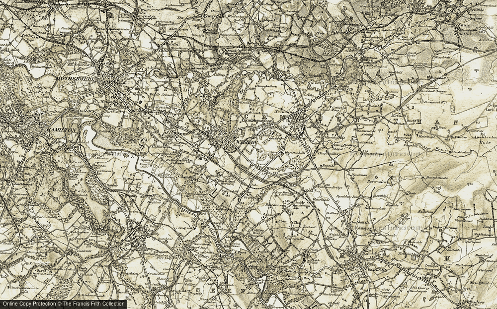 Old Map of Greenhead, 1904-1905 in 1904-1905