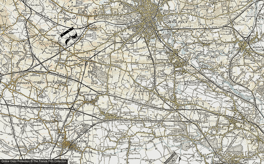 Old Map of Greenheys, 1903 in 1903