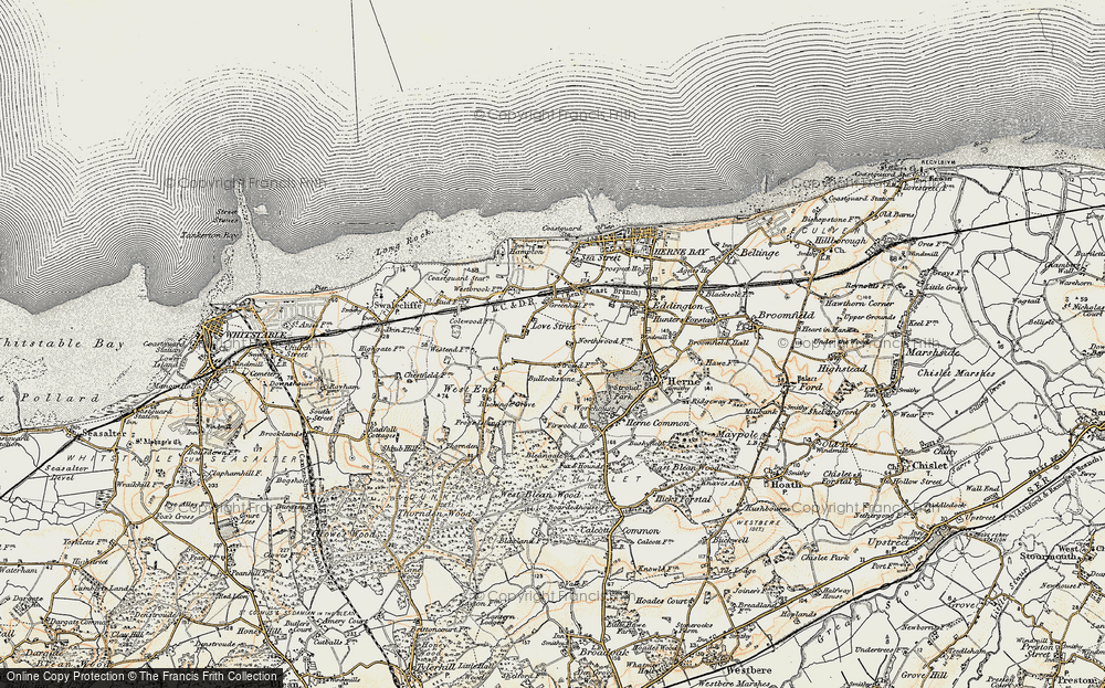 Old Map of Greenhill, 1898-1899 in 1898-1899