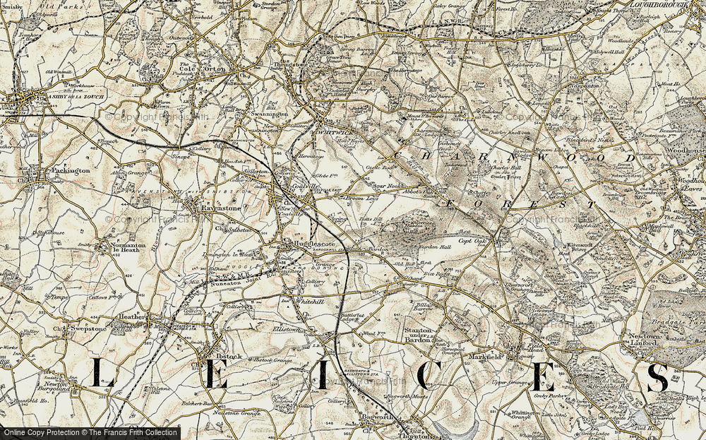 Old Map of Greenhill, 1902-1903 in 1902-1903