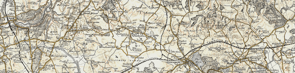 Old map of Greenhill Bank in 1902