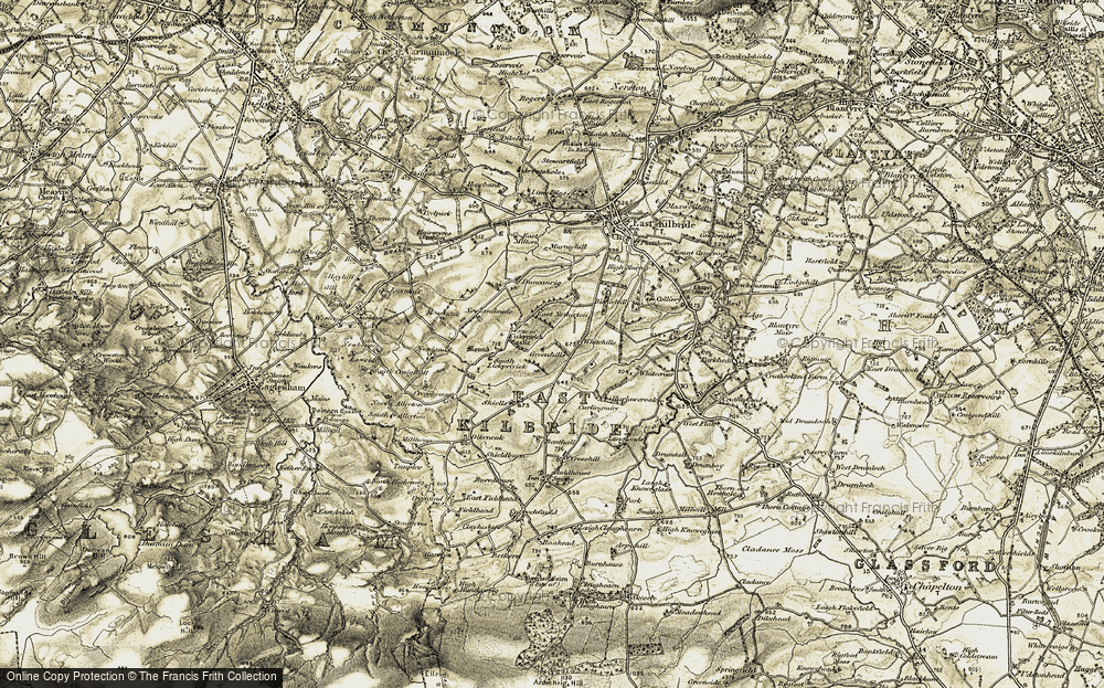 Old Map of Greenhills, 1904-1905 in 1904-1905