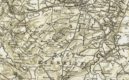 Old map of Greenhills in 1904-1905