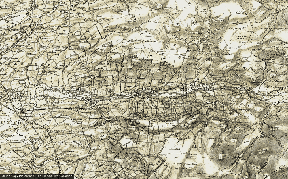 Old Map of Greenholm, 1904-1905 in 1904-1905
