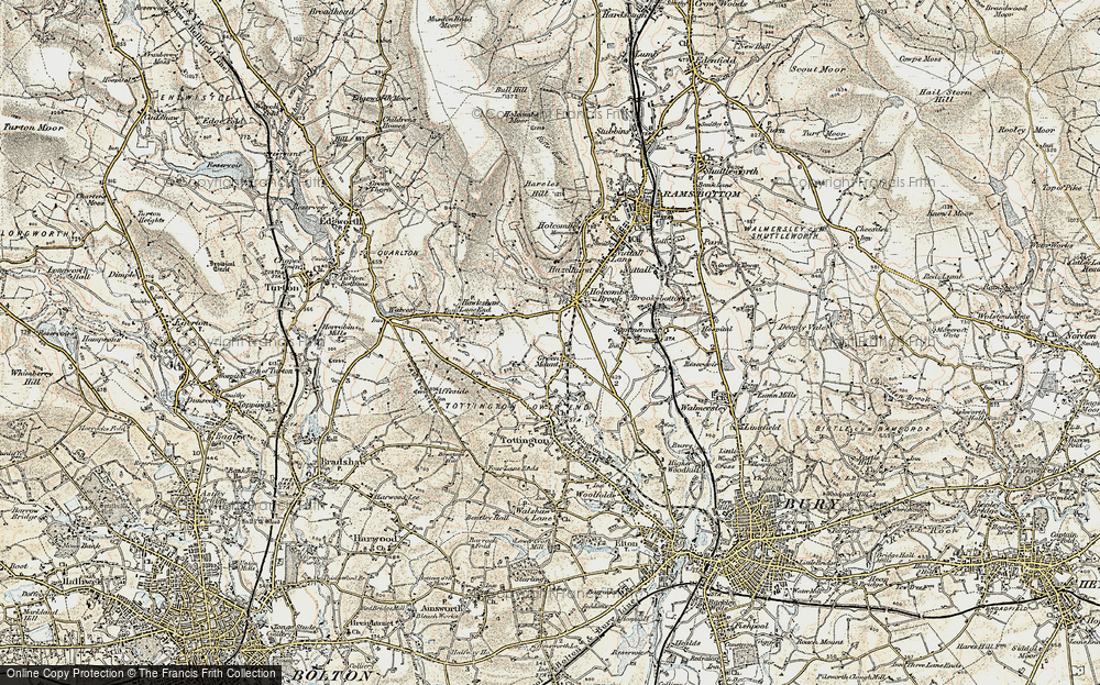 Old Map of Greenmount, 1903 in 1903