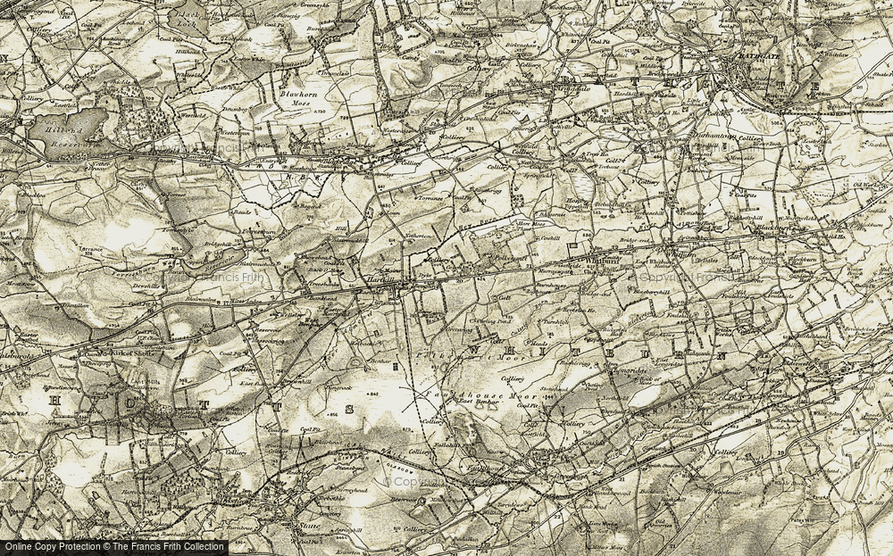 Old Maps of Polkemmet Moor, Lothian - Francis Frith