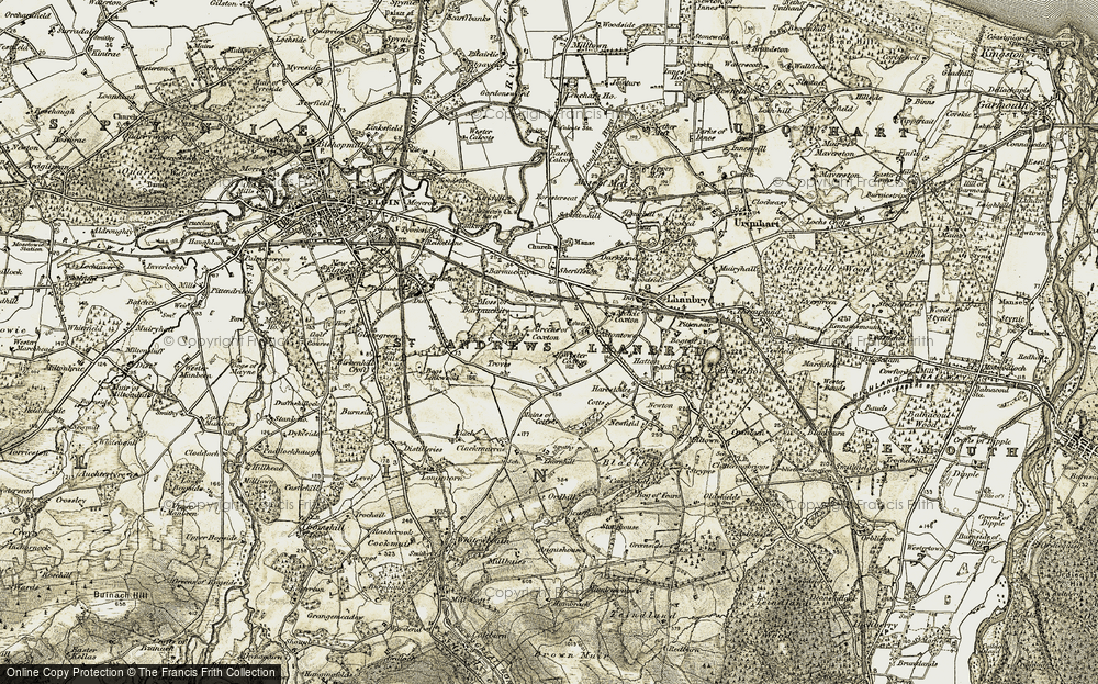Old Map of Greens of Coxton, 1910-1911 in 1910-1911