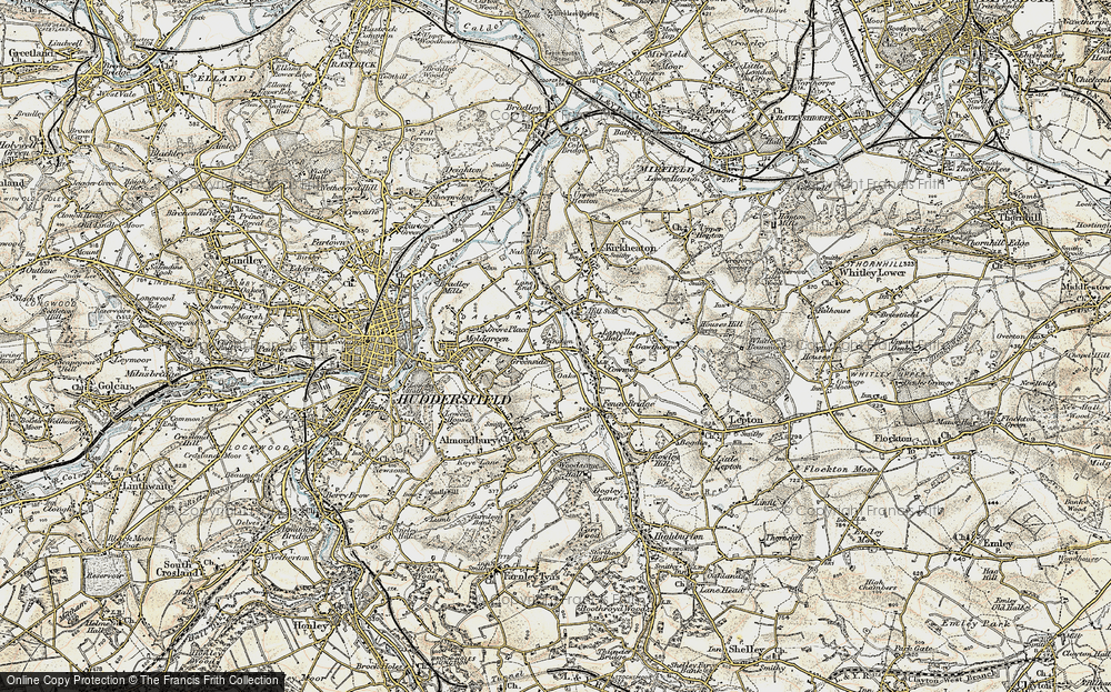 Old Map of Greenside, 1903 in 1903