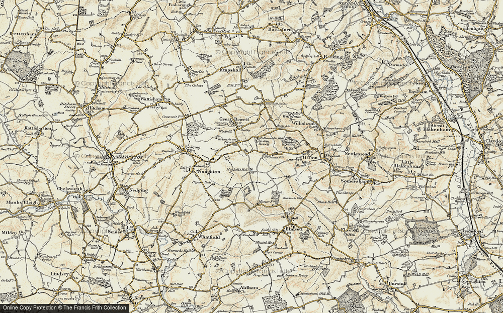 Old Map of Greenstreet Green, 1899-1901 in 1899-1901