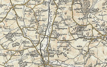 Old map of Tillputsend Cott in 1899-1900